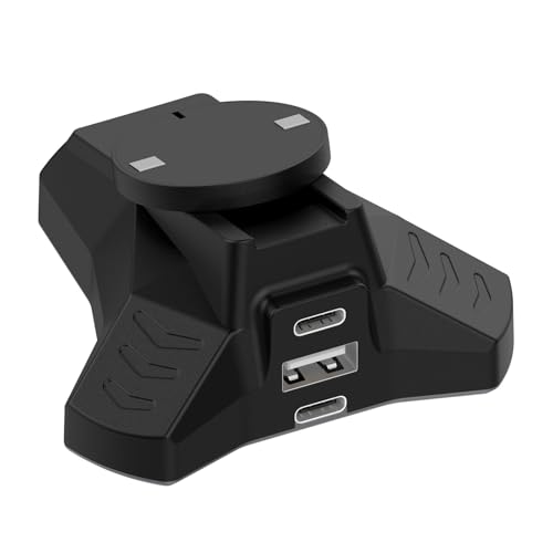 Hrtyvhin Typ C Maus Ladedock Schwarzer Ladestand Für Logietch GPROX Superlight2 GPW4/3/2/1 Maus Mit LED Indikatoren von Hrtyvhin