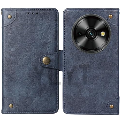 HsinchuTien Flip Blue Schutz Hülle Case Etui Leder Tasche Handyhülle Klassisch Kartenfach Cover Für Oukitel C59 Pro 6.88 inch HsinchuTien Flip Blue Schutz Hülle Case Etui Leder Tasche Handyhülle Klassisch Kartenfach Cover Für Oukitel C59 Pro 6.88 inch von HsinchuTien