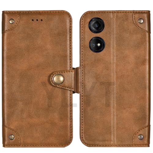 HsinchuTien Flip Braun Schutz Hülle Case Etui Leder Tasche Handyhülle Klassisch Kartenfach Cover Für Logicom SMART PRO 6.74 inch HsinchuTien Flip Braun Schutz Hülle Case Etui Leder Tasche Handyhülle Klassisch Kartenfach Cover Für Logicom SMART PRO 6.74 inch von HsinchuTien