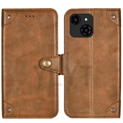 HsinchuTien Flip Braun Schutz Hülle Case Etui Leder Tasche Handyhülle Klassisch Kartenfach Cover Für Logicom Sense 6.5 inch HsinchuTien Flip Braun Schutz Hülle Case Etui Leder Tasche Handyhülle Klassisch Kartenfach Cover Für Logicom Sense 6.5 inch von HsinchuTien