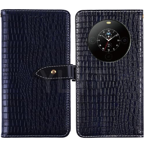 HsinchuTien Flip Case Etui Blau Leder Tasche Schutz Hülle Handy Horizontale Standfunktion Magnetverschluss Cover Für FOSSiBOT S3 Pro 6.67 inch von HsinchuTien