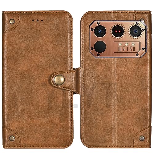 HsinchuTien Flip TPU Silikon Braun Schutz Hülle Case Etui Leder Tasche Handyhülle Klassisch Kartenfach Cover Für IIIF150 Raptor 5G 6.78 inch HsinchuTien Flip TPU Silikon Braun Schutz Hülle Case Etui Leder Tasche Handyhülle Klassisch Kartenfach Cover Für IIIF150 Raptor 5G 6.78 inch von HsinchuTien