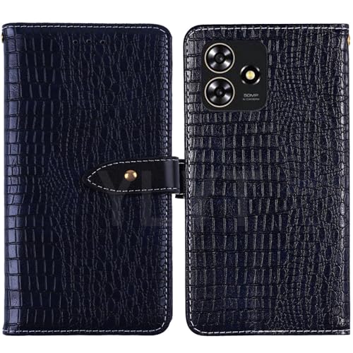 HsinchuTien Flip TPU Silikon Case Etui Blau Leder Tasche Schutz Hülle Handy Horizontale Standfunktion Magnetverschluss Cover Für ZTE Blade A75 4G 6.6 inch HsinchuTien Flip TPU Silikon Case Etui Blau Leder Tasche Schutz Hülle Handy Horizontale Standfunktion Magnetverschluss Cover Für ZTE Blade A75 4G 6.6 inch von HsinchuTien
