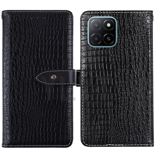 HsinchuTien Flip TPU Silikon Case Etui Schwarz Leder Tasche Schutz Hülle Handy Horizontale Standfunktion Magnetverschluss Cover Für Honor X8c 4G 6.7 inch HsinchuTien Flip TPU Silikon Case Etui Schwarz Leder Tasche Schutz Hülle Handy Horizontale Standfunktion Magnetverschluss Cover Für Honor X8c 4G 6.7 inch von HsinchuTien