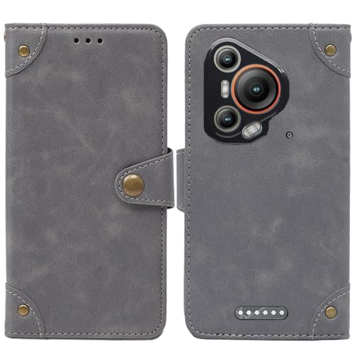 HsinchuTien Flip TPU Silikon Grau Schutz Hülle Case Etui Leder Tasche Handyhülle Klassisch Kartenfach Cover Für Blackview BL7000 6.78 inch HsinchuTien Flip TPU Silikon Grau Schutz Hülle Case Etui Leder Tasche Handyhülle Klassisch Kartenfach Cover Für Blackview BL7000 6.78 inch von HsinchuTien