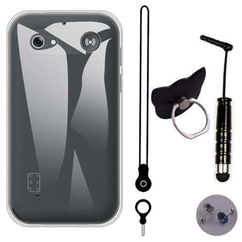 HsinchuTien Transparent TPU Silikon Case Etui Tasche Schutz Hülle Cover Ringhalterung Lanyard FürDoro Leva L10 L11 2.4 inch HsinchuTien Transparent TPU Silikon Case Etui Tasche Schutz Hülle Cover Ringhalterung Lanyard FürDoro Leva L10 L11 2.4 inch von HsinchuTien