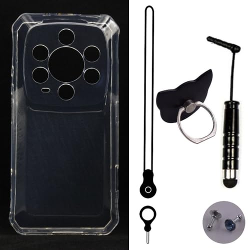 HsinchuTien Transparent TPU Silikon Case Etui Tasche Schutz Hülle Cover Ringhalterung Lanyard FürUlefone Armor 28 Ultra 6.67 inch HsinchuTien Transparent TPU Silikon Case Etui Tasche Schutz Hülle Cover Ringhalterung Lanyard FürUlefone Armor 28 Ultra 6.67 inch von HsinchuTien