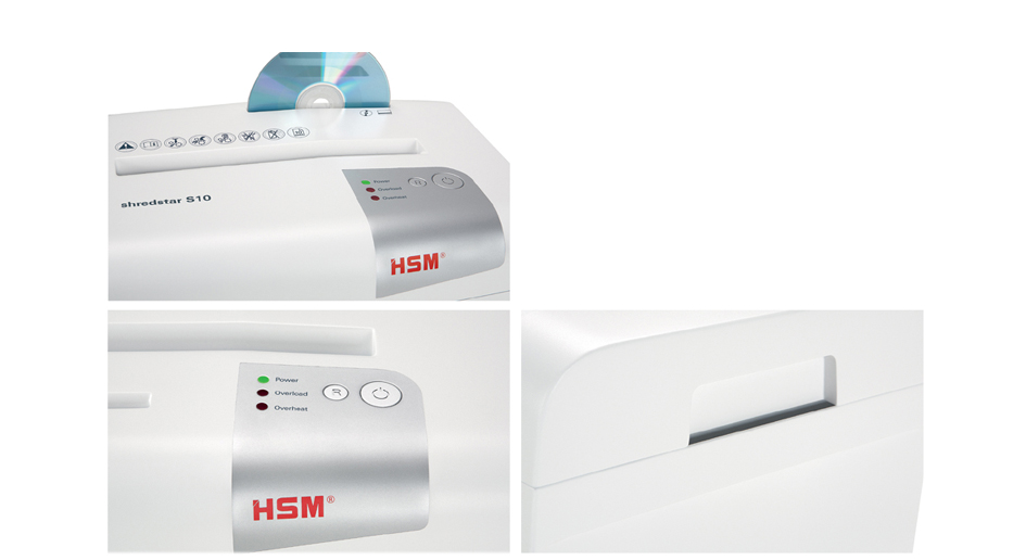 HSM Aktenvernichter shredstar S10, Streifenschnitt: 6 mm von Hsm