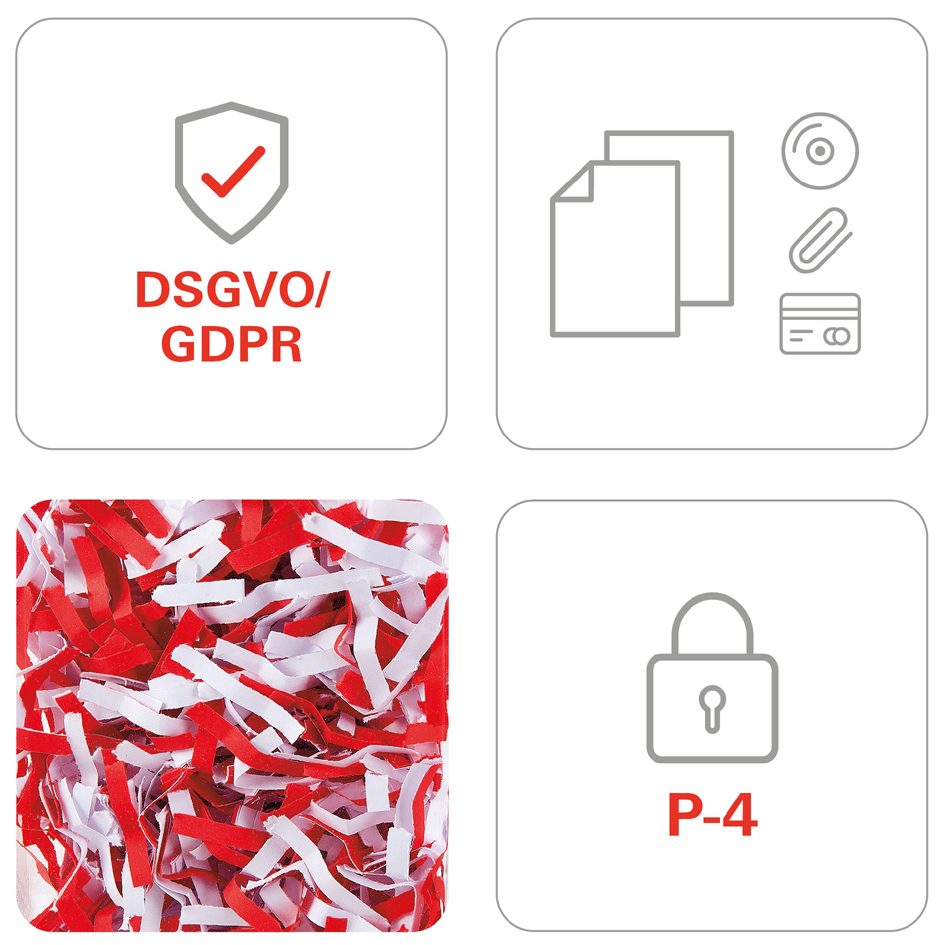 HSM Aktenvernichter shredstar X10, Partikelschnitt: 4,5x30mm von Hsm
