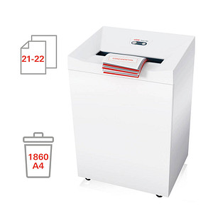 HSM Pure 740 Aktenvernichter mit Partikelschnitt P-4, 4,5 x 30 mm, bis 22 Blatt, weiß HSM Pure 740 Aktenvernichter mit Partikelschnitt P-4, 4,5 x 30 mm, bis 22 Blatt, weiß von Hsm
