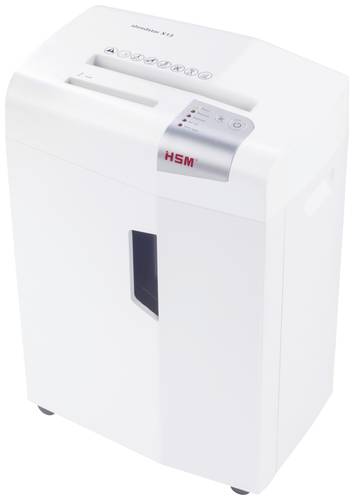 HSM shredstar X13 Aktenvernichter 13 Blatt Partikelschnitt 4 x 37mm P-4 23l Vernichtet auch CDs, DVD von Hsm