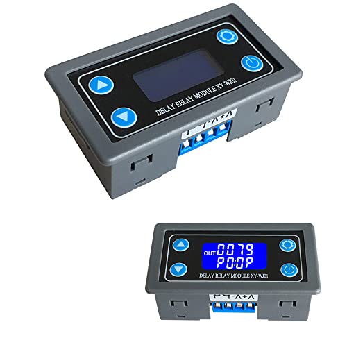 Hsthe Sea Verzögerungsrelaismodul 12 V 24 V 0,01 s-9999 min Digitales Timer-Zyklus-Verz?gerungsschaltmodul mit LCD-Display-Schalttaste Hsthe Sea Verzögerungsrelaismodul 12 V 24 V 0,01 s-9999 min Digitales Timer-Zyklus-Verz?gerungsschaltmodul mit LCD-Display-Schalttaste von Hsthe Sea