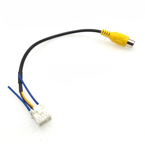 10 Pin Kabelbaum Rückfahrkamera kabel Autoradio Stereo Backup Kamera Kabel Adapter, RCA Video-Eingang Adapter für Android, für die Verbindung von Rückfahrbildern mit Android-Autogeräten von Hsupez