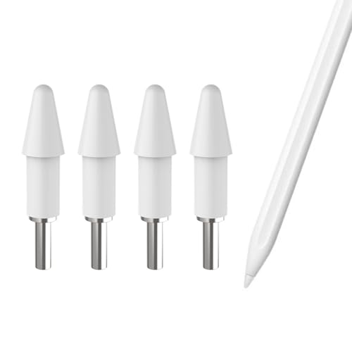 4 Stück Ersatzspitze, Kompatibel mit Xiaomi Smart Pen (2. Generation), Stift Stylus Spitze, Ersatzspitzen, Berühren Tips Nibs, Angenehmes Schreibgefühl, Ersatz Stiftkappe für Tablet Stylus von Hsupez