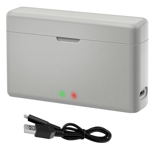 Akku Ladegerät für DJI Action 3/4, lädt 2 Batterie, mit 1m Datenkabel, Akku Ladeetui für Action3/4,Osmo Action 4 Ladestation Zubehör Akku Ladegerät für DJI Action 3/4, lädt 2 Batterie, mit 1m Datenkabel, Akku Ladeetui für Action3/4,Osmo Action 4 Ladestation Zubehör von Hsupez