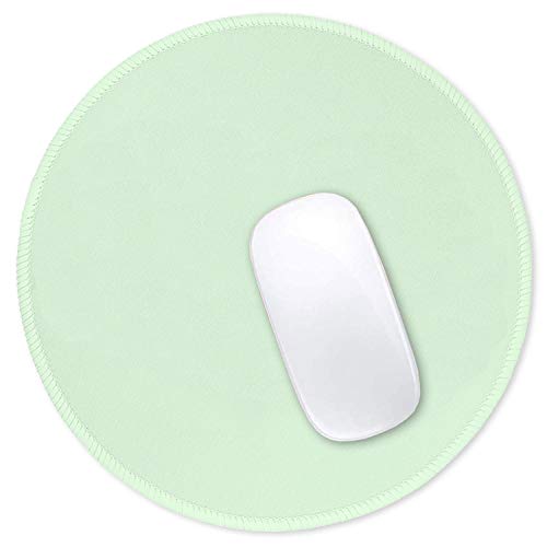 Hsurbtra Mouse Pad, Premium-Textured Small Round Mousepad 8.7 x 8.7 Inch, Stitched Edge Anti-Slip Waterproof Rubber Mouse Mat, Pretty Cute Mouse Pad for Office Home Gaming Laptop Men Women Kids Green von Hsurbtra