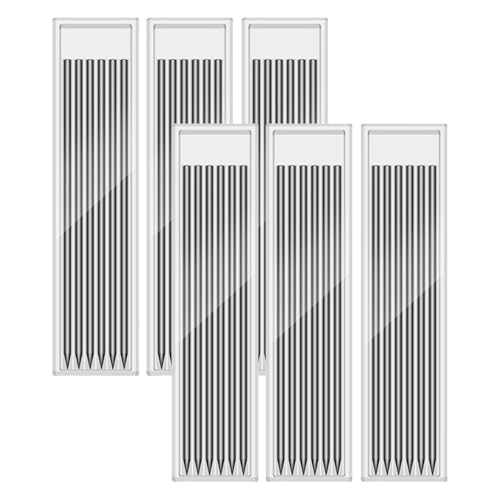 Hsyadazi 36 Stück Bleistiftminen für Zimmermannsbleistift - 2,8 mm Ersatzminen für Tischler & Architekten - Solide Tieflochmarker Minen für präzises Anreißen & Zeichnen Hsyadazi 36 Stück Bleistiftminen für Zimmermannsbleistift - 2,8 mm Ersatzminen für Tischler & Architekten - Solide Tieflochmarker Minen für präzises Anreißen & Zeichnen von Hsyadazi