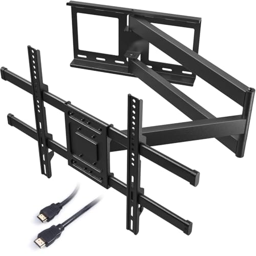 TV-Wandhalterung mit Gelenkarm, extra lang, 1040 mm, für LCD-/LED-/OLED-Bildschirme von 32-75 Zoll bis 60 kg, neigbar, schwenkbar und drehbar, max. VESA 600 x 400 mm TV-Wandhalterung mit Gelenkarm, extra lang, 1040 mm, für LCD-/LED-/OLED-Bildschirme von 32-75 Zoll bis 60 kg, neigbar, schwenkbar und drehbar, max. VESA 600 x 400 mm von Httxyp