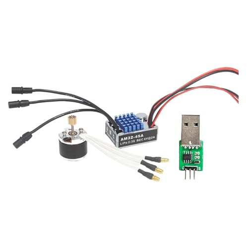 Generic Bürstenloser Motor mit ESC Set 1/12 Skalierungsersatz für MN99S MN82 MN168 von HuadaXtai