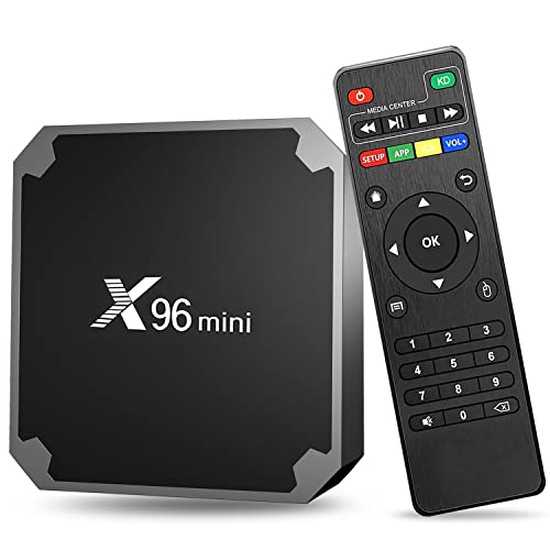 Android TV Box 4k, X96 Mini Android 11.0 Smart Box, Streaming Media Player, Amlogic S905W2 Quad Core RAM 2 GB ROM 16 GB, Dual 2,4 G/5,8 G WiFi, HDR+ Smart Home Box für TV mit TV-Fernbedienung von Huafeliz