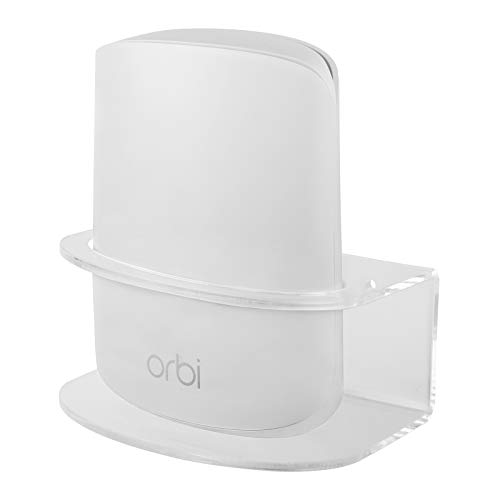 BECEMURU Wandhalterung Ständer Halter Stabilität Acryl Schutz Router Guard für Orbi größere Whole Home Dual Band Mesh WiFi 6 System (RBK351) (RBK352) (RBK353) (AX1800) (1 Pack) von Huafly