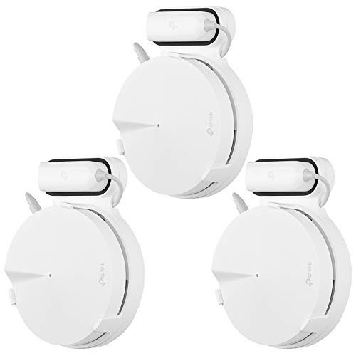 Deco M5 Wandhalterung Ständer Halter, BECEMURU schraubenlos kein Bohren WiFi Halterung Halter mit exzellentes Kabelmanagement für TP-Link Deco M5 WiFi System (3 Stück) von Huafly