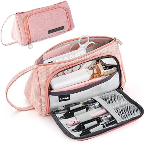 Federmäppchen Federtaschen,Große Kapazität Mäppchen,3 Fächer Pencil Cases,Mäppchen Mädchen Teenager,Etui Stifte, Langlebig Bleistift Beutel,Bleistifttasche für Schule & Büro Federmäppchen Federtaschen,Große Kapazität Mäppchen,3 Fächer Pencil Cases,Mäppchen Mädchen Teenager,Etui Stifte, Langlebig Bleistift Beutel,Bleistifttasche für Schule & Büro von Huahuanghui