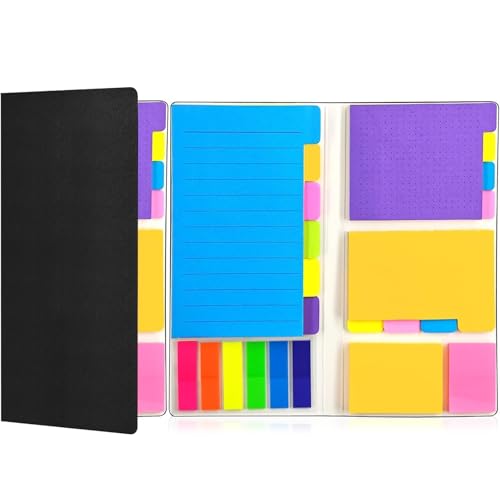 Haftnotizen Klebezettel Set, 406 Stück Klebezettel Klein Bunt, Mini Sticky Notes, Page Marker Tabs, Beschreibbare Etiketten Seiten, Selbstklebende Notizzettel Set für Bürobedarf Schule Haushalt Haftnotizen Klebezettel Set, 406 Stück Klebezettel Klein Bunt, Mini Sticky Notes, Page Marker Tabs, Beschreibbare Etiketten Seiten, Selbstklebende Notizzettel Set für Bürobedarf Schule Haushalt von Huahuanghui