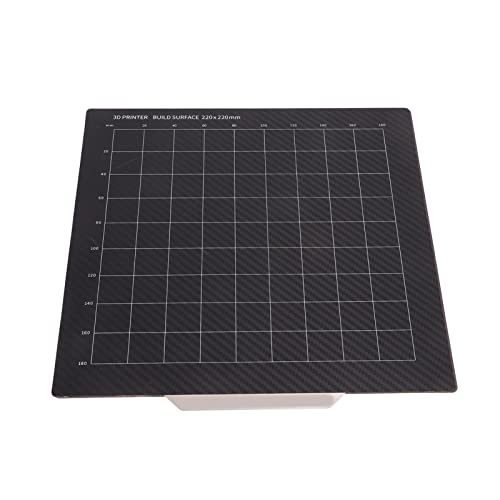 Hotbed PEI-Blech, Große Flexible Federstahlplatte 3D Zum Einfachen Entfernen (220 x 220 mm) von Huairdum