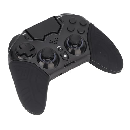 Huairdum Game-Controller, 6 Achsen, Somatosensorisch, Rutschfest, Einfache Bedienung, Kabelloser Silikon-Griff-Controller mit Makro-Licht für PC für IOS von Huairdum