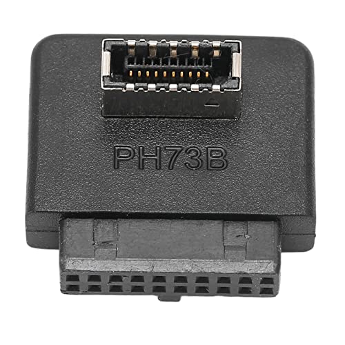 Huairdum USB 3.0-Motherboard-Adapter, Plug-and-Play-USB-Frontplattenadapter Breite Anwendbarkeit ABS-Material für Mainboards (PH73B) von Huairdum