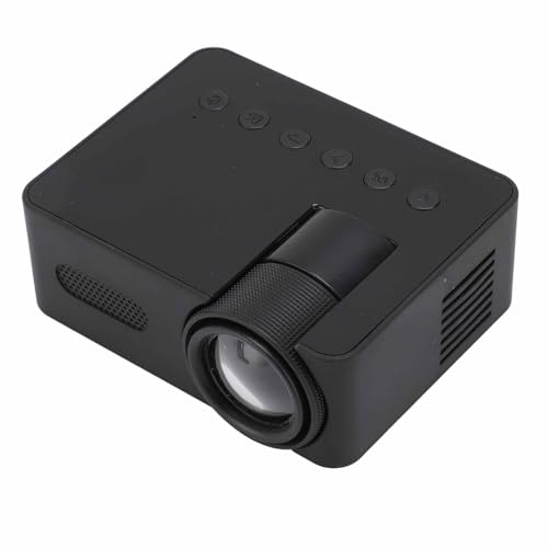 Tragbarer Filmprojektor, 4Ω 2W Lautsprecher Miniprojektor HD 1080P für den Innenbereich von Huairdum