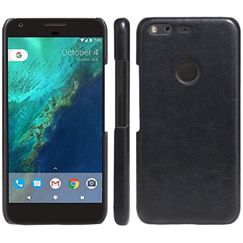 HualuBro Google Pixel Hülle, Premium Krokodil-Muster, ultradünn, leicht, PU Leder Handyschutzhülle Schutzhülle für Google Pixel Smartphone, PU-Leder PC, LCover Schwarz, for Google Pixel von HualuBro