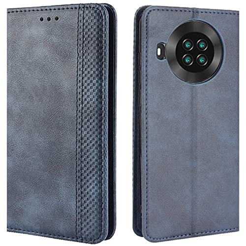 HualuBro Handyhülle für Cubot Note 20 / Cubot Note 20 Pro Hülle Leder, Magnetisch Stoßfest Schutzhülle Klapphülle Handytasche Flip Case Cover für Cubot Note 20 Pro Tasche, Blau von HualuBro