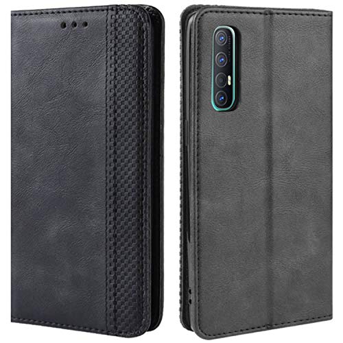 HualuBro Handyhülle für Oppo Find X2 Neo Hülle, Retro Leder Stoßfest Klapphülle Schutzhülle Handytasche LederHülle Flip Case Cover für Oppo Find X2 Neo Tasche, Schwarz HualuBro Handyhülle für Oppo Find X2 Neo Hülle, Retro Leder Stoßfest Klapphülle Schutzhülle Handytasche LederHülle Flip Case Cover für Oppo Find X2 Neo Tasche, Schwarz von HualuBro