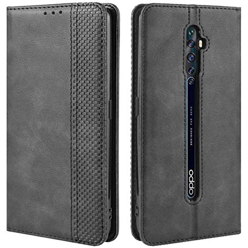 HualuBro Handyhülle für Oppo Reno 2Z / 2F Hülle, Retro Leder Brieftasche Tasche Schutzhülle Handytasche LederHülle Flip Case Cover für Oppo Reno2 F / Reno2 Z - Schwarz HualuBro Handyhülle für Oppo Reno 2Z / 2F Hülle, Retro Leder Brieftasche Tasche Schutzhülle Handytasche LederHülle Flip Case Cover für Oppo Reno2 F / Reno2 Z - Schwarz von HualuBro