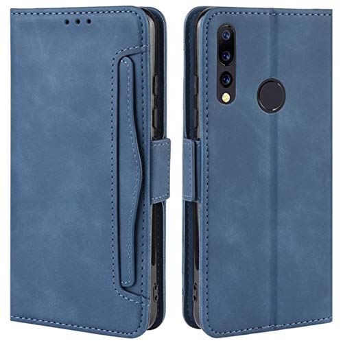 HualuBro Handyhülle für UMIDIGI A5 Pro Hülle Leder, Flip Case Cover Stoßfest Klapphülle Handytasche Schutzhülle für UMIDIGI A5 Pro Tasche (Blau) von HualuBro