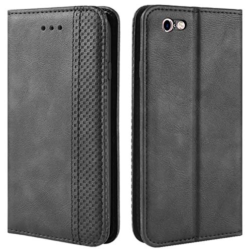 HualuBro Handyhülle für iPhone SE 2020 Hülle, iPhone 8 Hülle, iPhone 7 Hülle, Retro Leder Stoßfest Klapphülle Schutzhülle Handytasche Flip Case Cover für iPhone SE 2 SE2 Tasche, Schwarz HualuBro Handyhülle für iPhone SE 2020 Hülle, iPhone 8 Hülle, iPhone 7 Hülle, Retro Leder Stoßfest Klapphülle Schutzhülle Handytasche Flip Case Cover für iPhone SE 2 SE2 Tasche, Schwarz von HualuBro