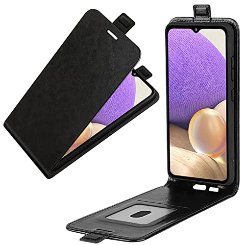 HualuBro Samsung Galaxy A53 5G Hülle, Premium PU Leder Magnetisch HandyHülle Schutzhülle Handytasche LederHülle Flip Case Cover für Samsung Galaxy A53 5G 2022 Tasche (Schwarz) von HualuBro