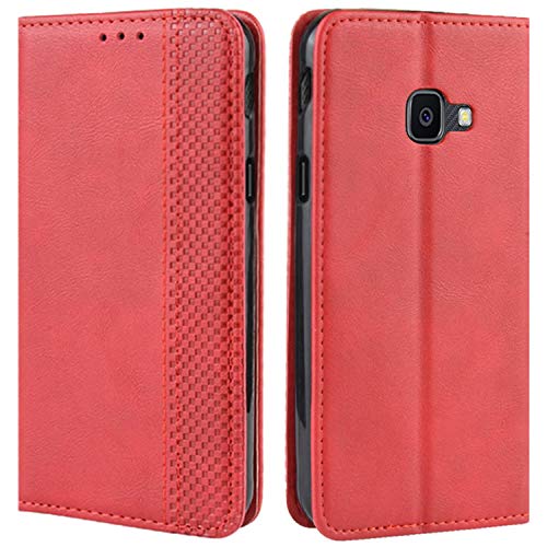 HualuBro Samsung Galaxy Xcover 4s Hülle, Galaxy Xcover 4 Hülle Leder, Stoßfest Klapphülle Schutzhülle Handyhülle Handytasche LederHülle Flip Case Cover für Galaxy Xcover 4s Tasche, Rot HualuBro Samsung Galaxy Xcover 4s Hülle, Galaxy Xcover 4 Hülle Leder, Stoßfest Klapphülle Schutzhülle Handyhülle Handytasche LederHülle Flip Case Cover für Galaxy Xcover 4s Tasche, Rot von HualuBro