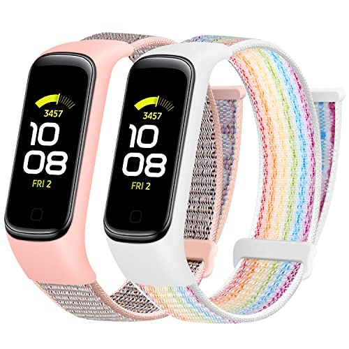 Huamanlou Armband Kompatibel mit Samsung Galaxy Fit 2 Armband, Nylon Atmungsaktives Verstellbares Uhrenarmband Sport Ersatzarmband für Galaxy Fit 2 Huamanlou Armband Kompatibel mit Samsung Galaxy Fit 2 Armband, Nylon Atmungsaktives Verstellbares Uhrenarmband Sport Ersatzarmband für Galaxy Fit 2 von Huamanlou