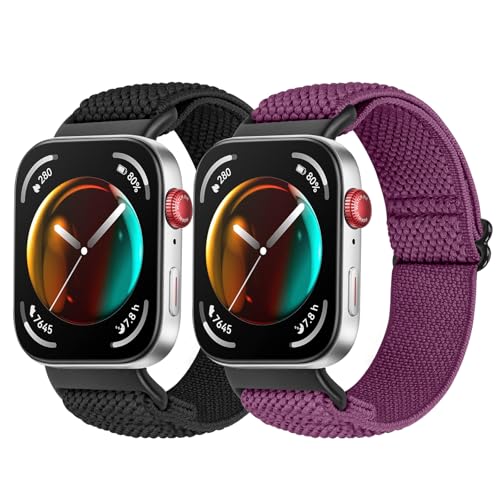 Huamanlou Elastisches Armband Kompatibel mit Huawei Watch Fit 3, Nylon Verstellbares Sport Loop Ersatzarmband für Huawei Watch Fit 3 Herren Damen Huamanlou Elastisches Armband Kompatibel mit Huawei Watch Fit 3, Nylon Verstellbares Sport Loop Ersatzarmband für Huawei Watch Fit 3 Herren Damen von Huamanlou
