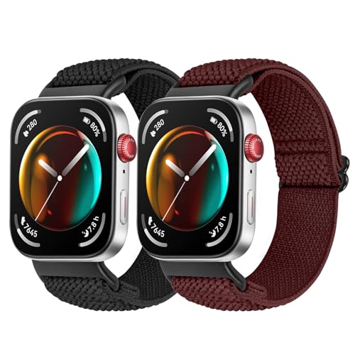 Huamanlou Elastisches Armband Kompatibel mit Huawei Watch Fit 3, Nylon Verstellbares Sport Loop Ersatzarmband für Huawei Watch Fit 3 Herren Damen Huamanlou Elastisches Armband Kompatibel mit Huawei Watch Fit 3, Nylon Verstellbares Sport Loop Ersatzarmband für Huawei Watch Fit 3 Herren Damen von Huamanlou