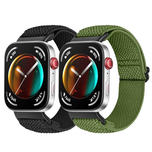 Huamanlou Elastisches Armband Kompatibel mit Huawei Watch Fit 3, Nylon Verstellbares Sport Loop Ersatzarmband für Huawei Watch Fit 3 Herren Damen Huamanlou Elastisches Armband Kompatibel mit Huawei Watch Fit 3, Nylon Verstellbares Sport Loop Ersatzarmband für Huawei Watch Fit 3 Herren Damen von Huamanlou