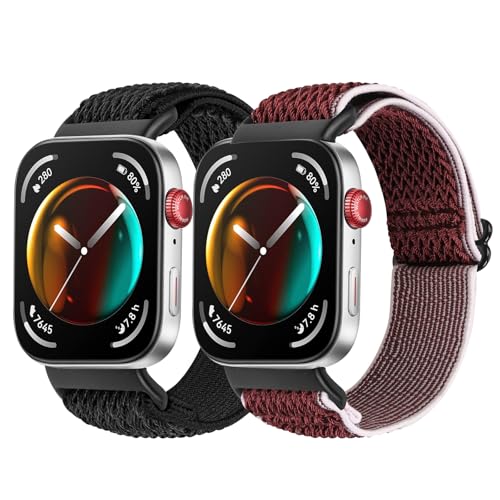 Huamanlou Elastisches Armband Kompatibel mit Huawei Watch Fit 3, Nylon Verstellbares Sport Loop Ersatzarmband für Huawei Watch Fit 3 Herren Damen Huamanlou Elastisches Armband Kompatibel mit Huawei Watch Fit 3, Nylon Verstellbares Sport Loop Ersatzarmband für Huawei Watch Fit 3 Herren Damen von Huamanlou