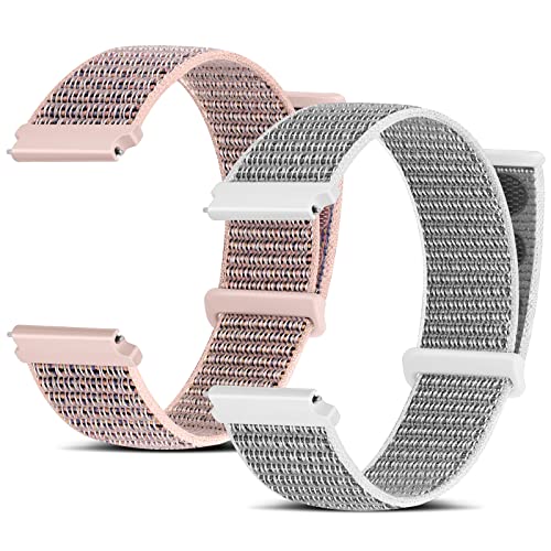 Huamanlou Nylon Uhrenarmbänder, 16mm 18mm 20mm 22mm Schnellverschluss Armband für Herren Damen, Verstellbare Aatmungsaktive Gewebte Sport Armband Huamanlou Nylon Uhrenarmbänder, 16mm 18mm 20mm 22mm Schnellverschluss Armband für Herren Damen, Verstellbare Aatmungsaktive Gewebte Sport Armband von Huamanlou