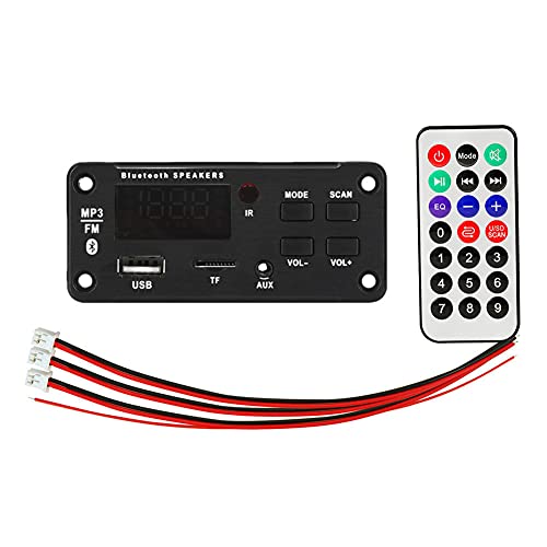 Bluetooth MP3 Decoding Board,Digital Display Verstärker Player-Modul Bluetooth Decoder Board USB TF Bluetooth Radio AAUX MP3 WMA WAV APE FLAC Player Decoder 2x25W, Schwarz Bluetooth MP3 Decoding Board,Digital Display Verstärker Player-Modul Bluetooth Decoder Board USB TF Bluetooth Radio AAUX MP3 WMA WAV APE FLAC Player Decoder 2x25W, Schwarz von Huamengyuan