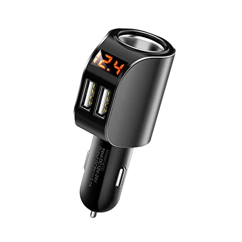 Huamengyuan Auto Zigarettenanzünder Adapter,KFZ Netzadapter Auto Dual USB Ladestecker Zigarettenanzünder USB Ladegerät Auto Verteiler Adapter Splitter für Handy Fan Recorder Huamengyuan Auto Zigarettenanzünder Adapter,KFZ Netzadapter Auto Dual USB Ladestecker Zigarettenanzünder USB Ladegerät Auto Verteiler Adapter Splitter für Handy Fan Recorder von Huamengyuan