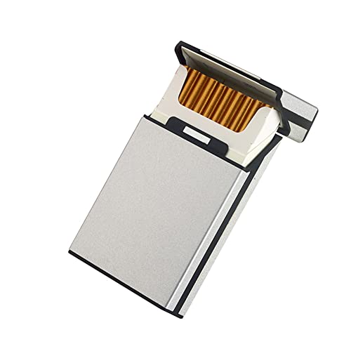 Huamengyuan Zigaretten Aufbewahrung Box,Zigarettenetui mit Magnetschnalle Clamshell Typ Zigarettenaufbewahrungsbox aus Aluminiumlegierung Tragbare Zigarettenschachtel für Männer Frauen Huamengyuan Zigaretten Aufbewahrung Box,Zigarettenetui mit Magnetschnalle Clamshell Typ Zigarettenaufbewahrungsbox aus Aluminiumlegierung Tragbare Zigarettenschachtel für Männer Frauen von Huamengyuan