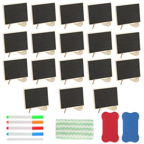 18 Kreidetafel Klein mit Ständer, Mini Kleine Tafeln zum Beschriften, Kleine Kreidetafel Aufsteller Mini Kreidetafeln Preisschilder Aufsteller Klein Buffetschilder, Platzkarten Hochzeit Chalkboards 18 Kreidetafel Klein mit Ständer, Mini Kleine Tafeln zum Beschriften, Kleine Kreidetafel Aufsteller Mini Kreidetafeln Preisschilder Aufsteller Klein Buffetschilder, Platzkarten Hochzeit Chalkboards von HuangXinyu